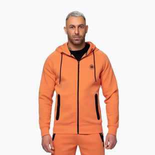 Мъжки суитшърт Pitbull Dogwood Hooded Zip Sweatshirt fluo orange