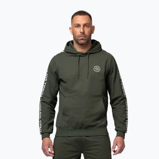 Мъжки суитшърт Pitbull Tape Parker Hooded old green