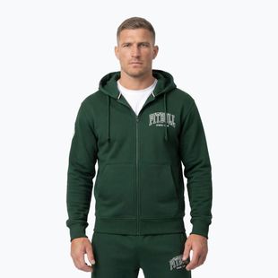 Мъжки суитшърт Pitbull Badger Hooded Zip hunter/green