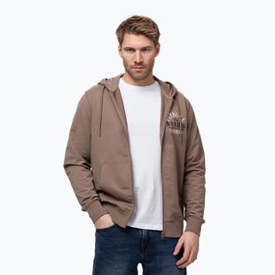 Мъжки суитшърт Pitbull Bloodline 2 Sweatshirt Zip Hooded brown savana