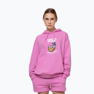 Дамски суитшърт Pitbull Rest In Pink Hooded ice pink