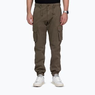 Мъжки панталони за бягане Pitbull Proctor Drawstring Jogger Cargo olive
