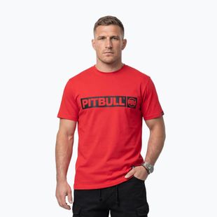 Мъжка тениска Pitbull Hilltop fluo/red
