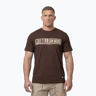 Мъжка тениска Pitbull Eighty Nine Dog dark chocolate