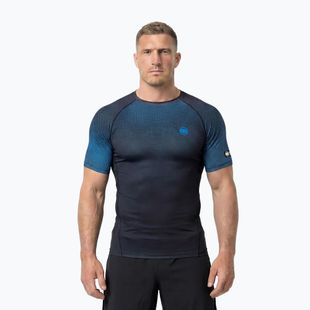 Мъжки рашгард Pitbull Belt Rashguard blue