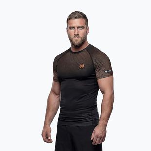 Мъжки рашгард Pitbull Belt Rashguard brown