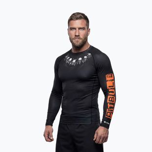 Мъжка блуза с дълъг ръкав за водни спортове Pitbull Blacky Rashguard