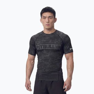 Мъжки рашгард Pitbull Hex Camo Hilltop Rashguard olive