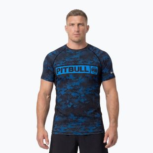 Мъжки рашгард Pitbull Hex Camo Hilltop Rashguard blue