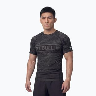Мъжки рашгард Pitbull Hex Camo Hilltop Rashguard black