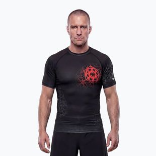Мъжки рашгард Pitbull Ray Rashguard fluo/red