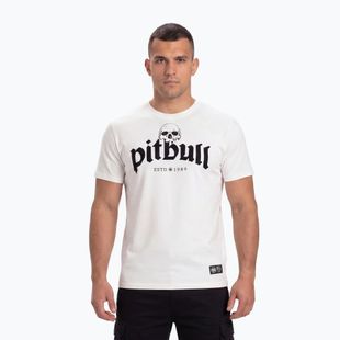 Мъжка тениска Pitbull Tres Perros Viejos off white
