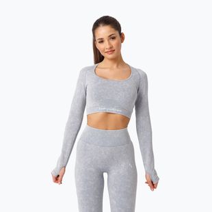 Спортна блуза с дълъг ръкав Carpatree Yasmine Seamless blue stone wash