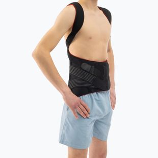 Колан за лумбална и сакрална област MSupport Red black