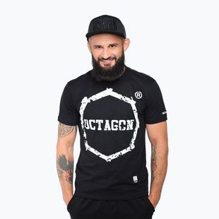 Мъжка тениска Octagon Teeth black