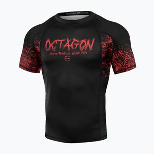 Octagon Premium Мъжки рашгард Make Terror Have Fun черен/многоцветен