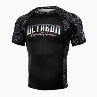 Мъжки рашгард Octagon Premium Santa Muerte black/multicolour