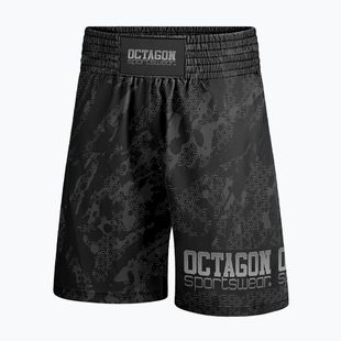 Мъжки боксерки Octagon Geo Grunge black