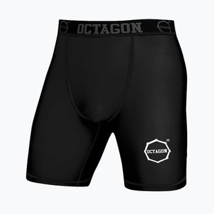 Мъжки шорти за компресия Octagon Logo black/white