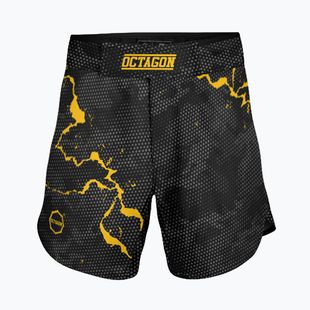 Мъжки шорти за тренировки по ММА Octagon Marble Camo camo yellow
