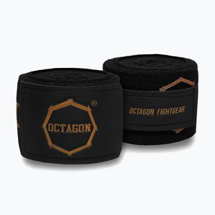 Боксьорски бандажи Octagon Fightgear Supreme Printed 500 cm black/gold