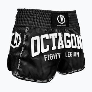 Мъжки шорти за тренировка Octagon Kickboxing/Muay Thai Legion Fight Legion Premium black/white