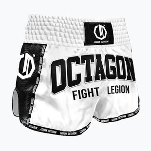 Шорти за тренировка Octagon Kickboxing/Muay Thai Legion Fight Legion Premium white