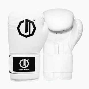 Боксови ръкавици Octagon Legion Kevlar white