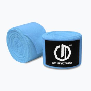 Боксьорски бандажи Octagon Legion Standard 400 cm light blue