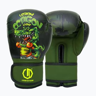 Боксови ръкавици Octagon Legion Crocodile green/multicolour