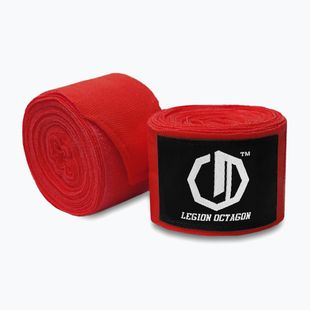 Боксьорски бандажи Octagon Legion Standard 300 cm red
