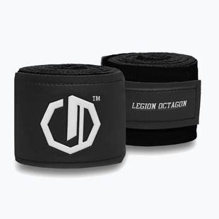 Боксьорски бандажи Octagon Legion Supreme 300 cm black/white