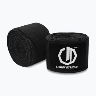 Боксьорски бандажи Octagon Legion Standard 500 cm black/white
