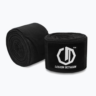 Боксьорски бандажи Octagon Legion Standard 300 cm black/white