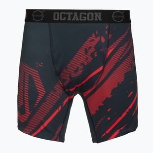 Мъжки тренировъчни шорти Octagon Legion Escape black/red