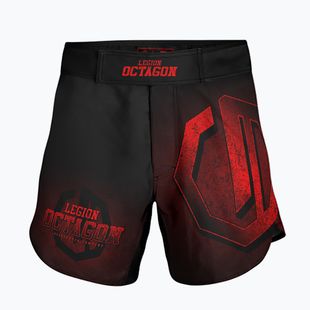 Мъжки тренировъчни шорти Octagon Legion Conquest black/red