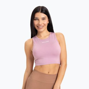 Дамски тренировъчен топ Gym Glamour Tied Pink 442