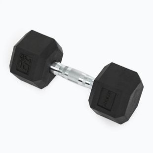 Гумиран дъмбел XTREXO Hex HXD100 10 kg