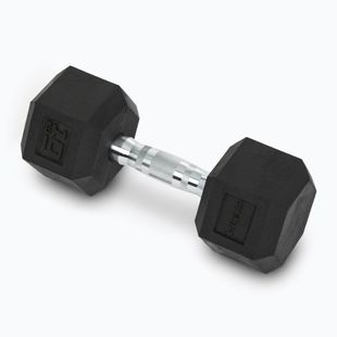 Гумиран дъмбел XTREXO Hex HXD100 10 kg