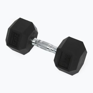 Гумиран дъмбел XTREXO Hex 12,5 кг