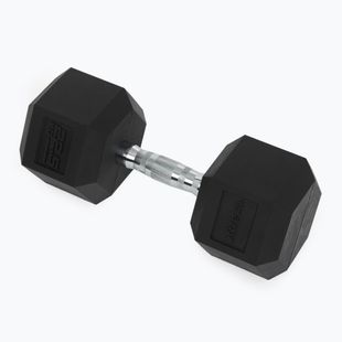 Гумиран дъмбел XTREXO Hex 22,5 кг