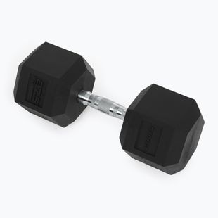 Гумиран дъмбел XTREXO Hex 27,5 кг
