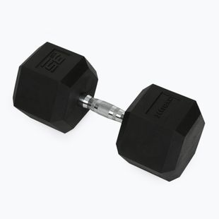Гумиран дъмбел XTREXO Hex 35 кг
