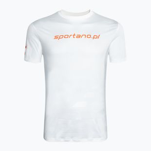 Мъжка тениска за бягане SPORTANO Active Men's white