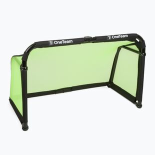 Футболна врата OneTeam SWIFTGOAL 150 x 90 cm foldable black/green