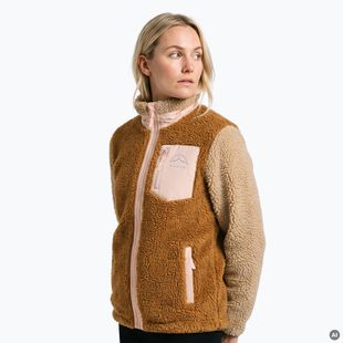 Дамски поларен суитшърт KADVA Rodvik WMNS Różowy/Beżowy