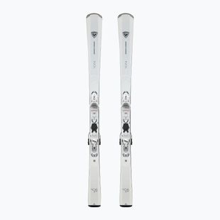 Дамски ски за спускане със ски автомати Rossignol Nova 6 + Xpress W 11 GW white sparkle
