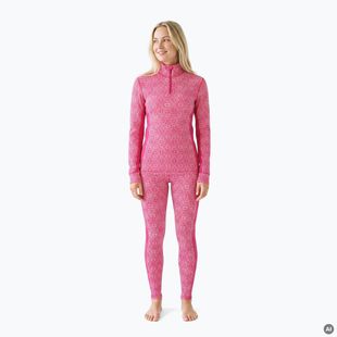 Дамски комплект термобельо Woolcano SET1121 Pink