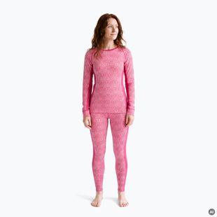 Дамски комплект термобельо Woolcano SET1109 Pink