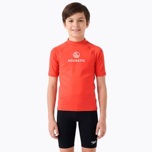 Детска тениска AQUASTIC Rimos UV 50+ UPF orange